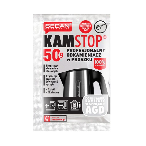 KAMSTOP Odkamieniacz w proszku 50g - obrazek 1