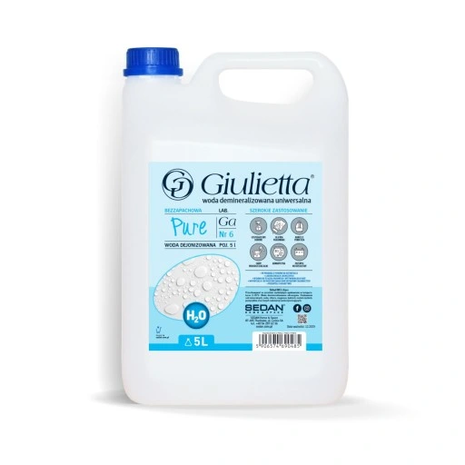Woda demineralizowana GIULIETTA Pure 5L - obrazek 1