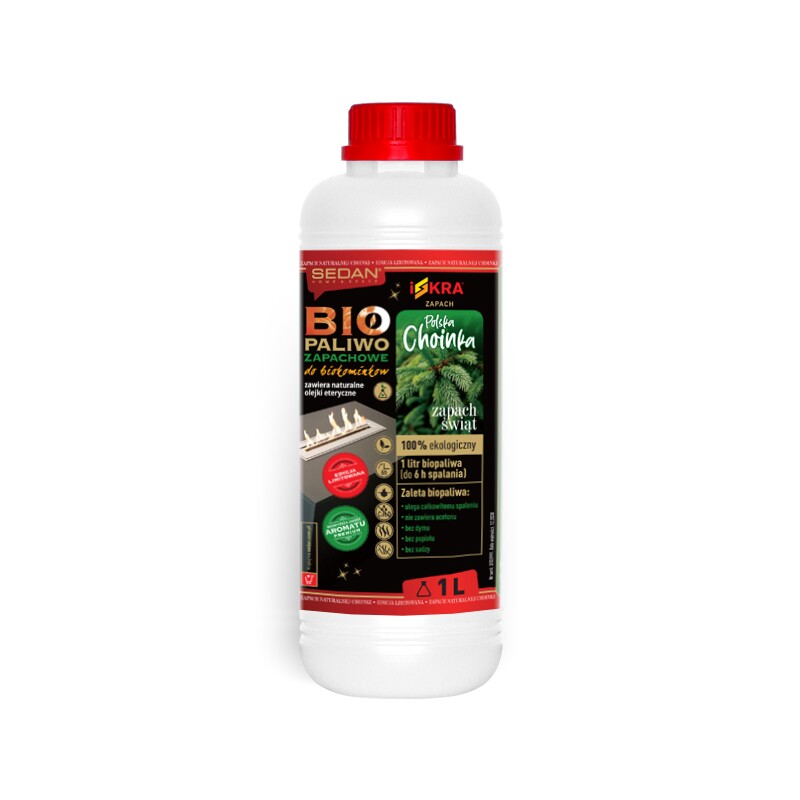 ISKRA - Biopaliwo zapachowe do kominka 1L - obrazek 1