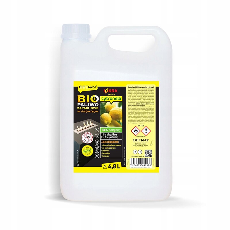 ISKRA - Biopaliwo zapachowe do kominka 4,8L - obrazek 1