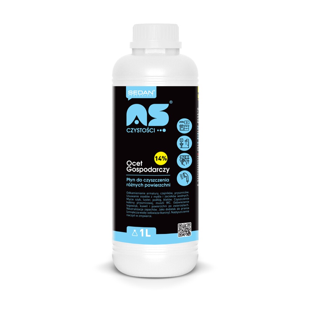 Ocet gospodarczy AS CZYSTOSCI 14% 1000ml - obrazek 1