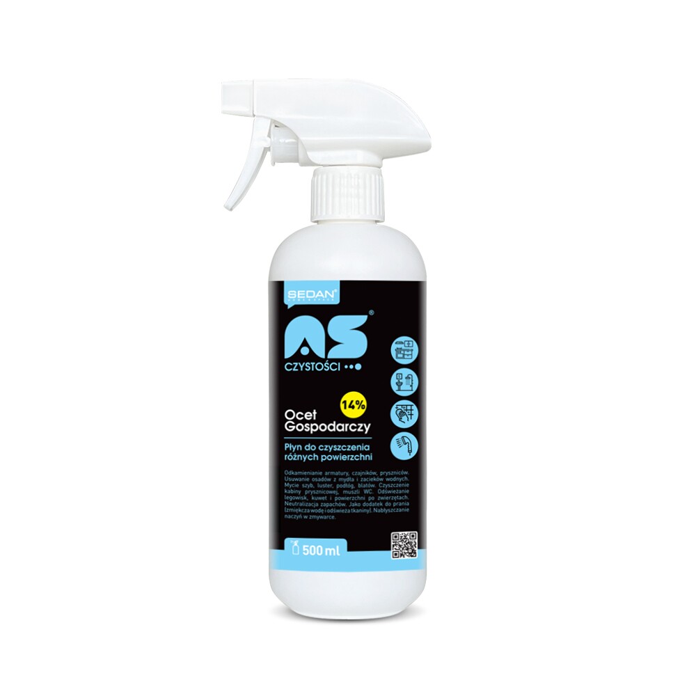 Ocet gospodarczy AS CZYSTOSCI 14% 500ml - obrazek 1
